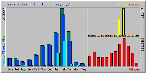 Usage summary for loungnuae.go.th